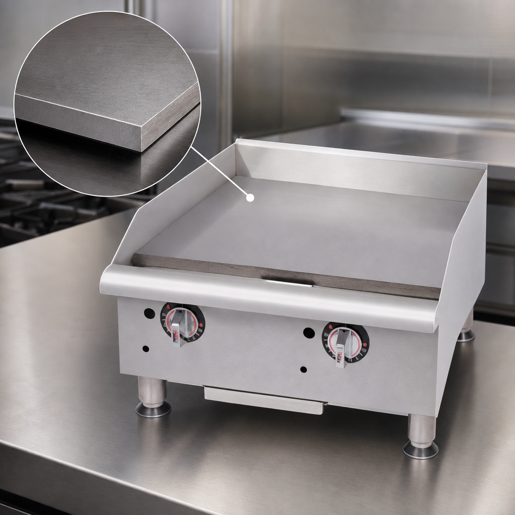 3/4-Inch Smooth Polished Steel Plate