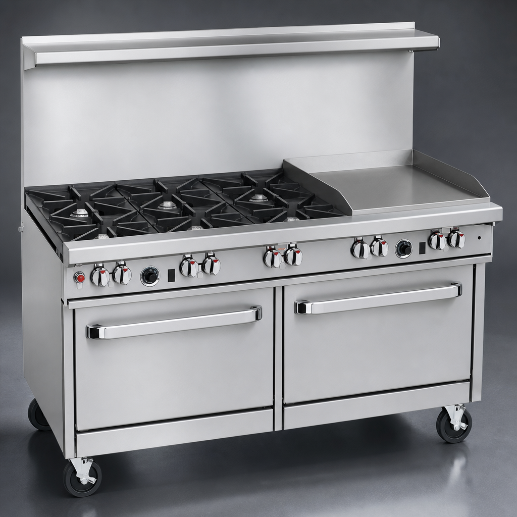 Four Non-Clog Burners