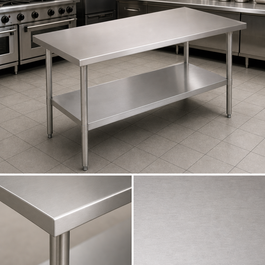 18-Gauge Stainless Steel Top