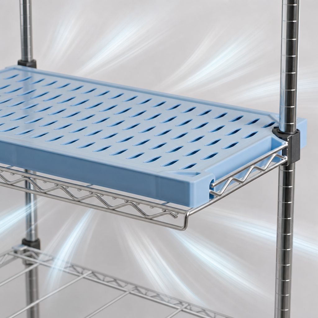 Louvered Shelf Surface