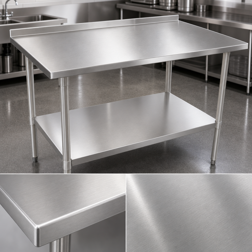 16-Gauge Type 300 Stainless Steel Top