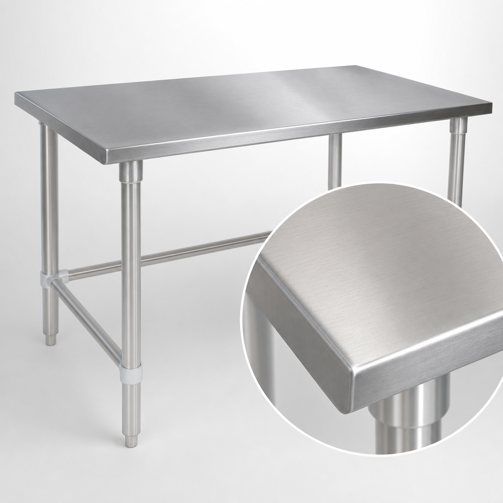 14-Gauge Type 300 Stainless Steel Top