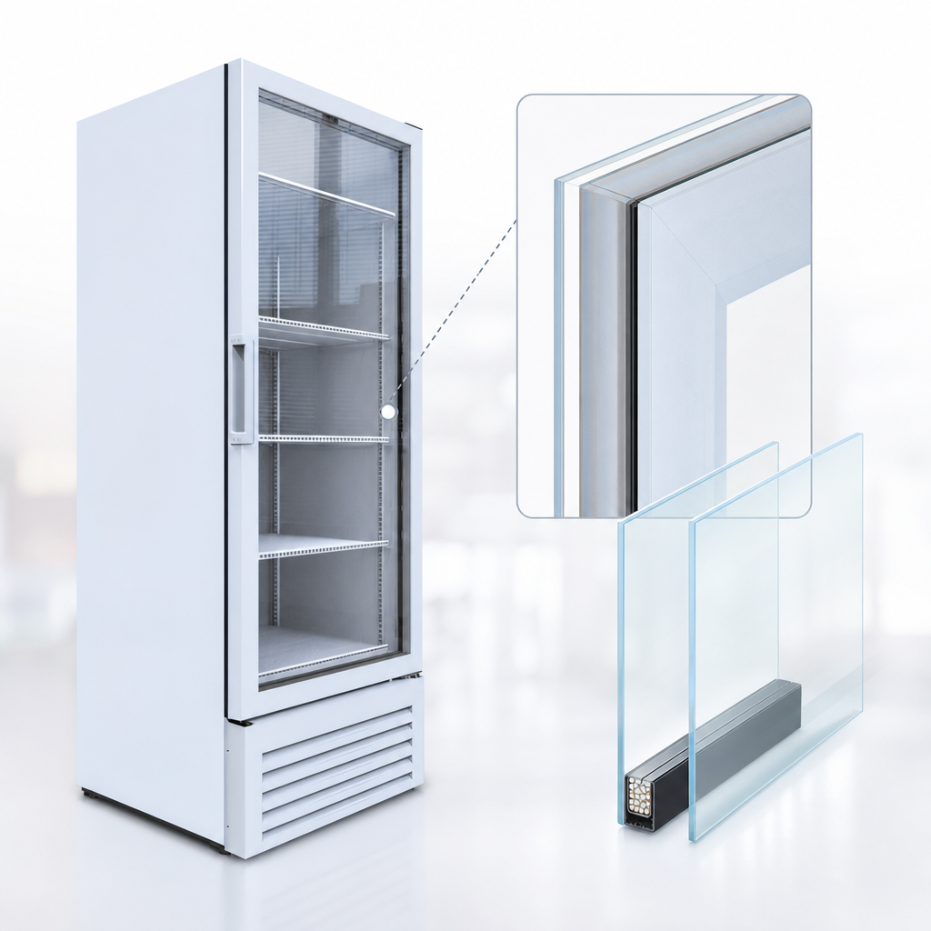 Double-Pane Low-E Glass Door