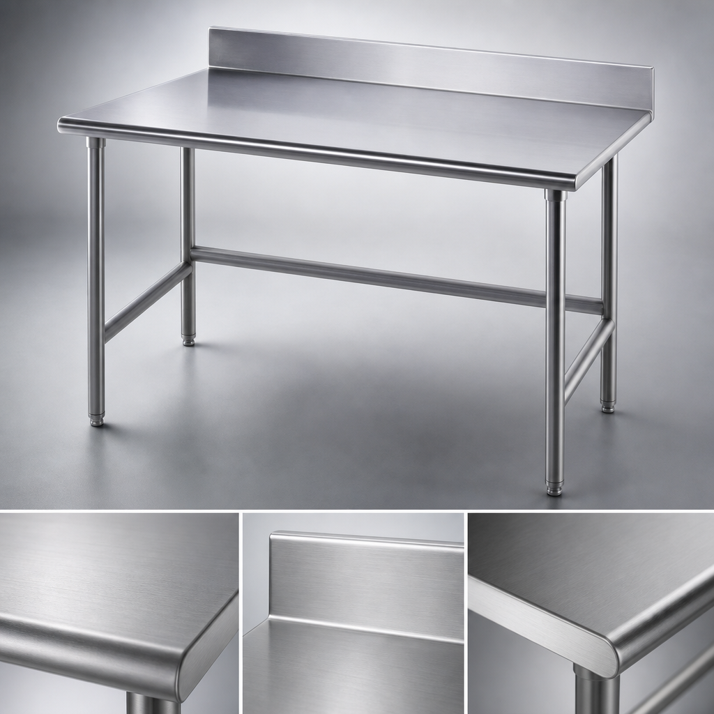 14-Gauge 304 Stainless Steel Top