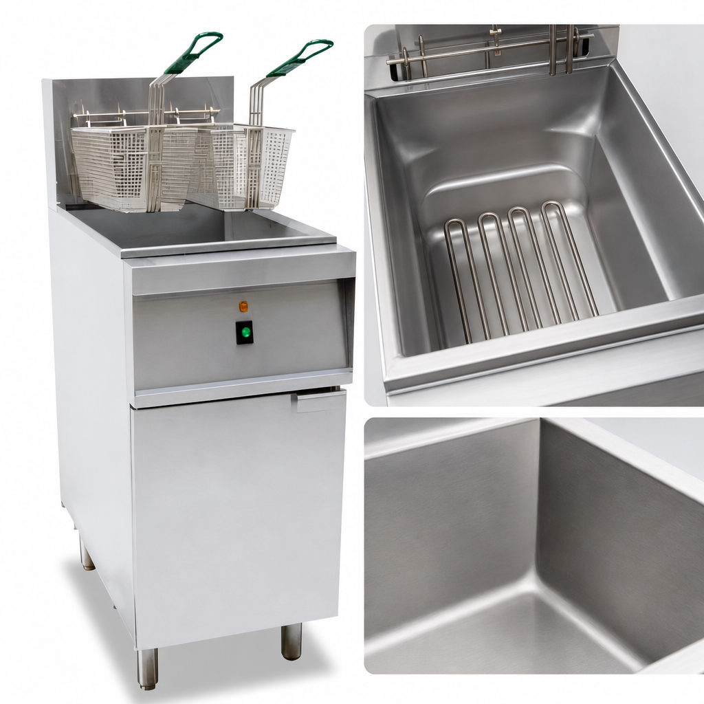 Stainless Steel Fry Pot