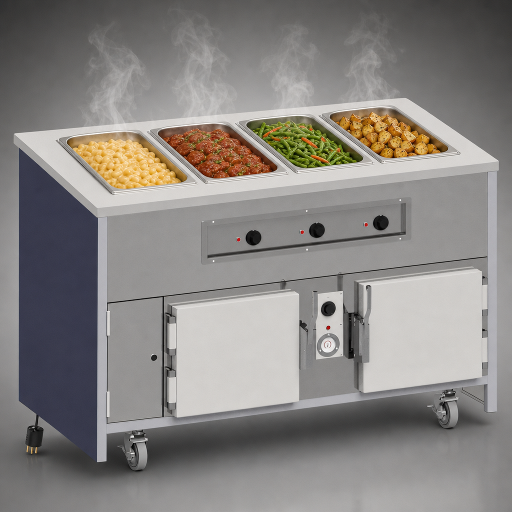 Four Hot Food Wells