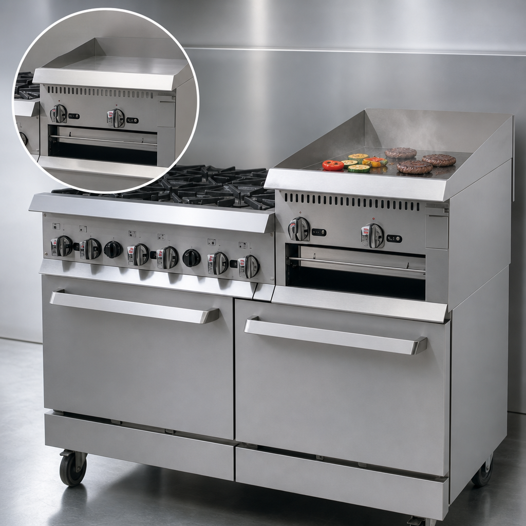 24-Inch Raised Griddle/Broiler