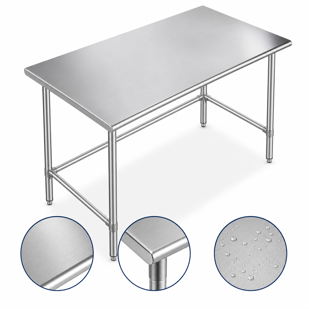Reinforced Stainless Steel Top