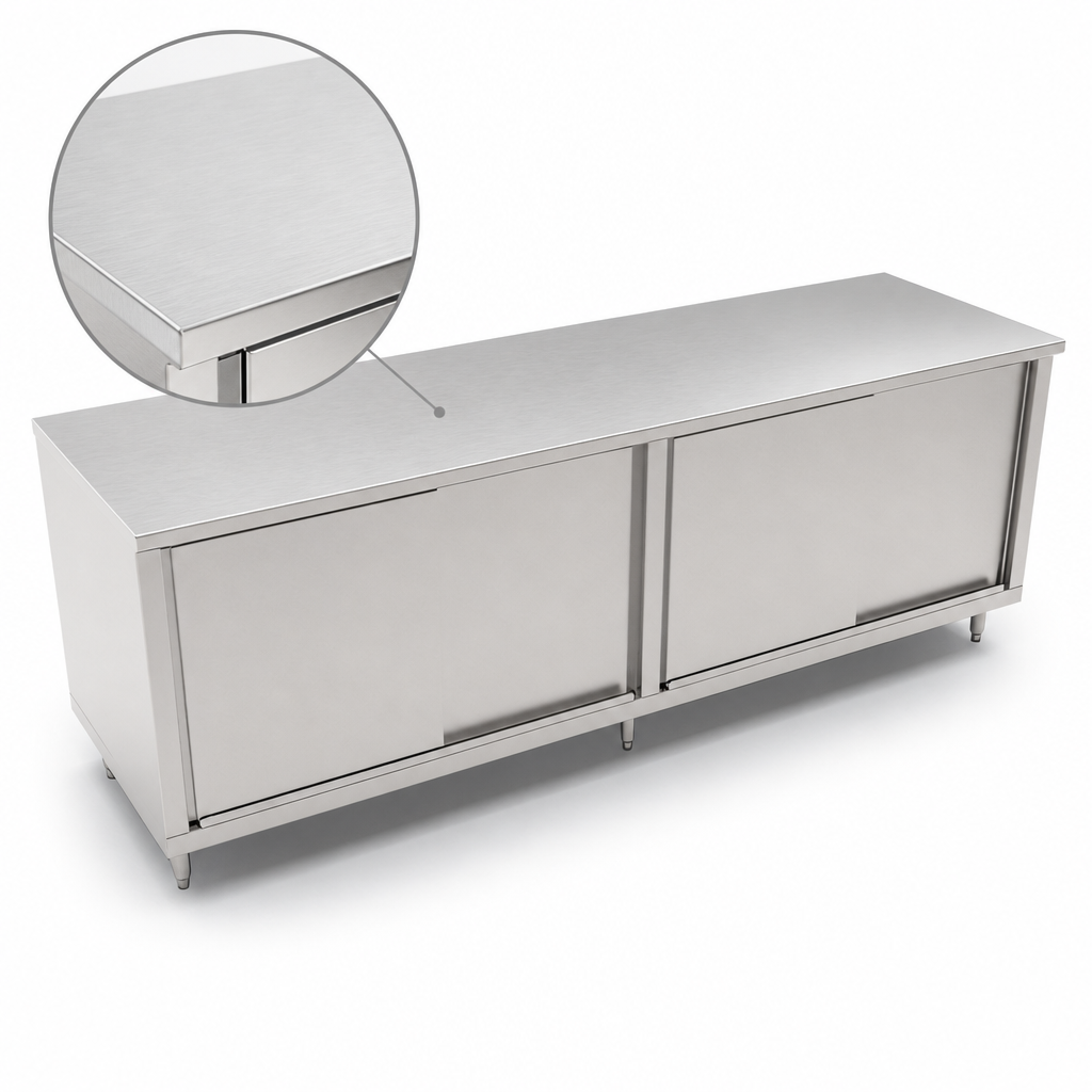 14-Gauge Stainless Steel Top