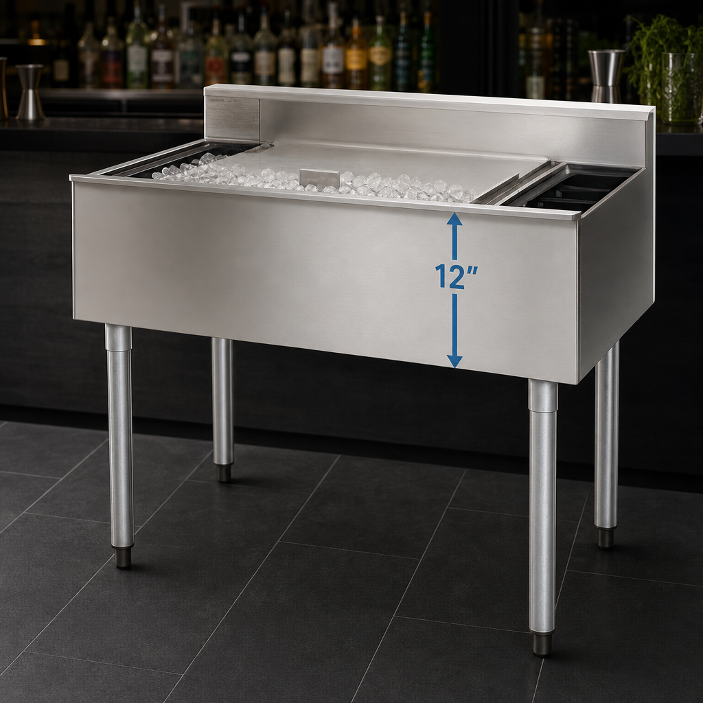 12-Inch Deep Insulated Ice Bin