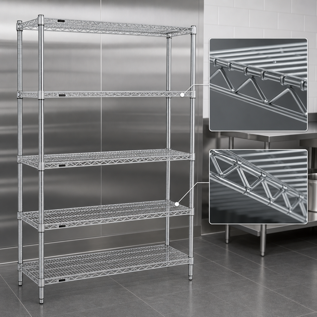Patented QuadTruss Shelves