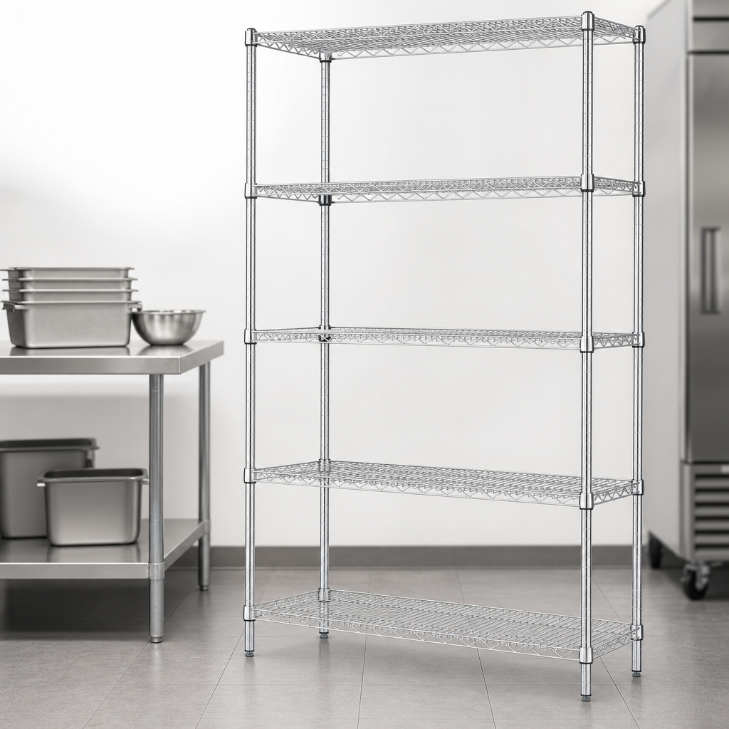 Five Wire Shelves