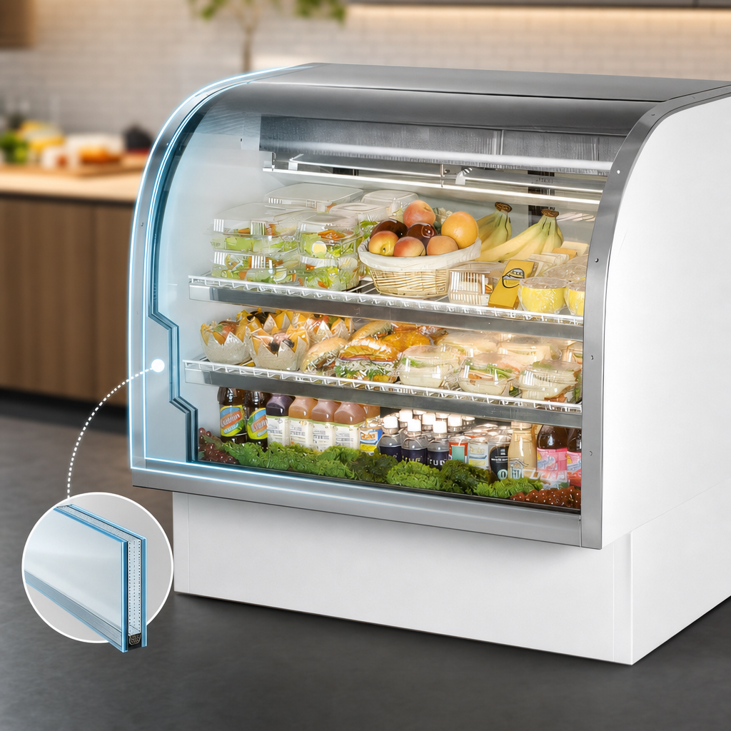 Curved Glass Display Front