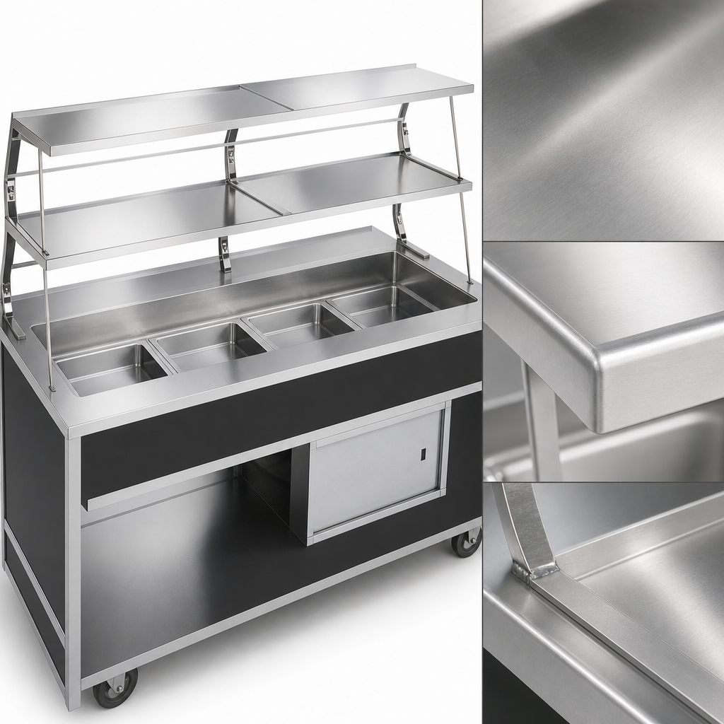 16 Gauge Type 304 Stainless Steel Top