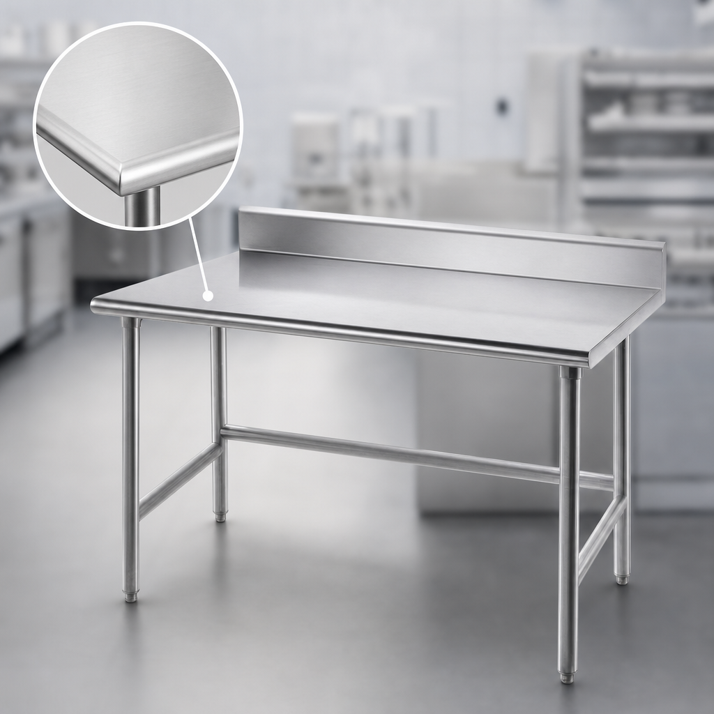 16-Gauge Stainless Steel Top