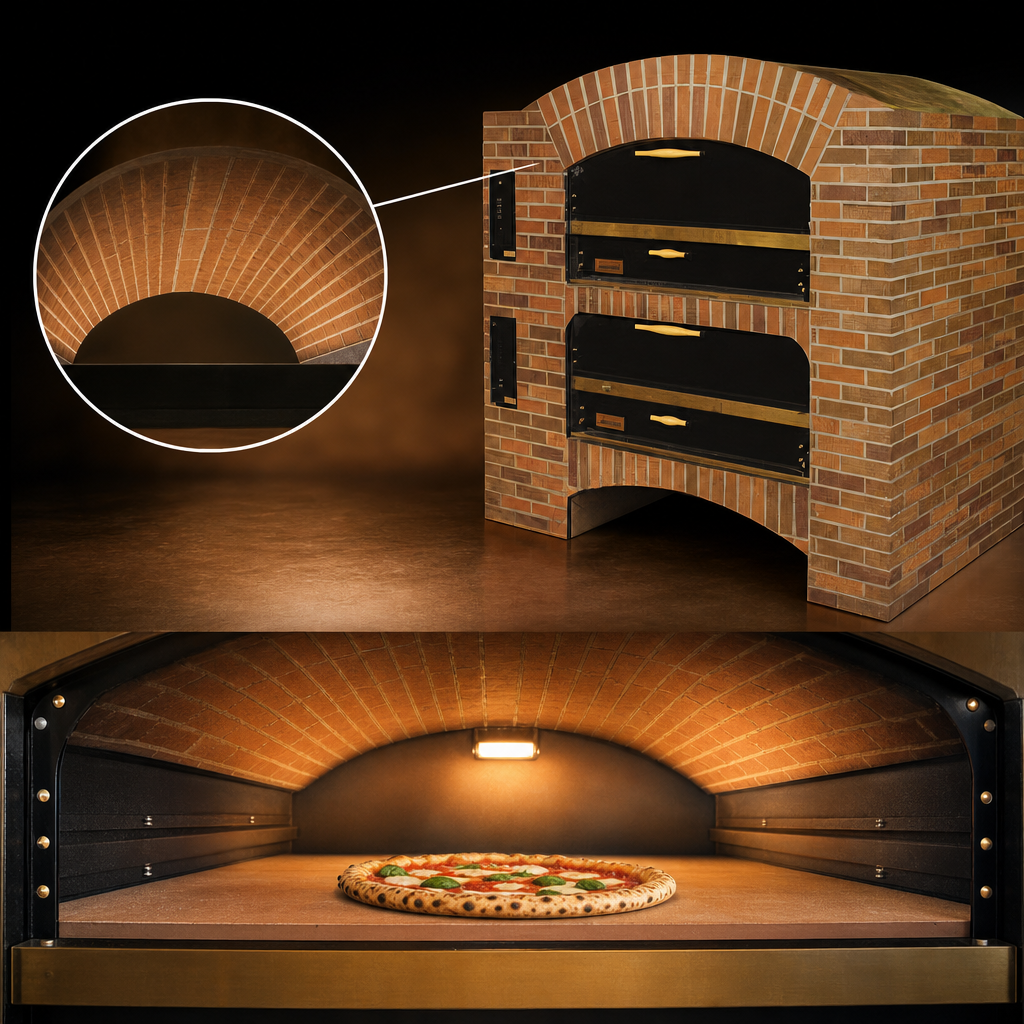 Arched Brick-Lined Ceiling