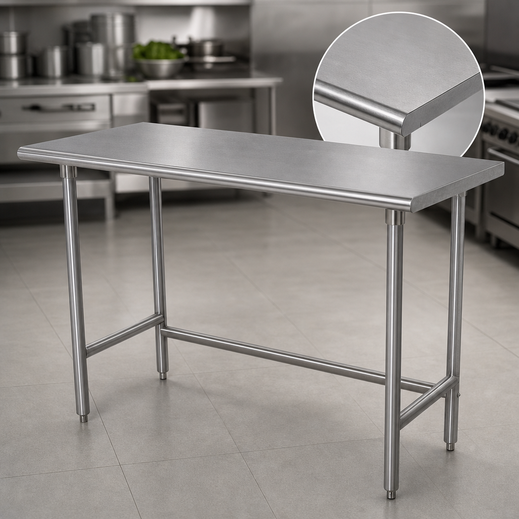 14-Gauge 304 Stainless Steel Top