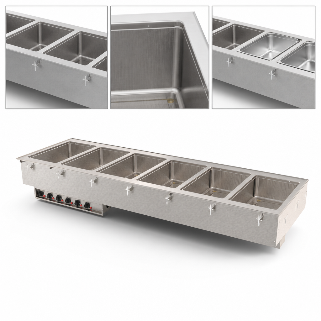 Six Individual Insulated Wells