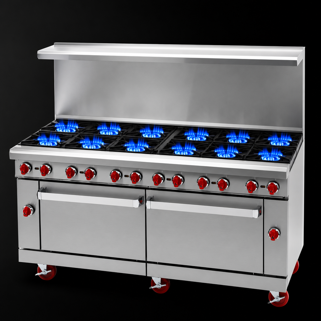 12 Open Burners