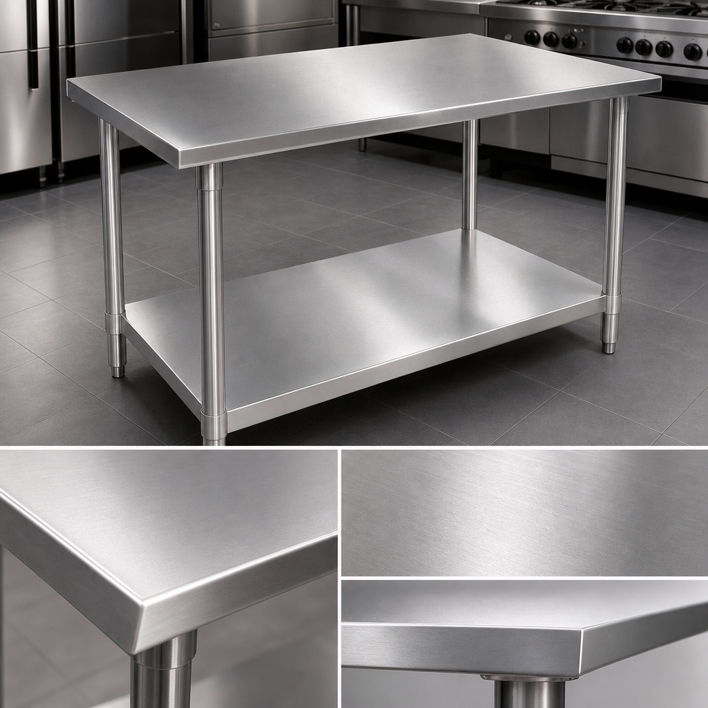 14-Gauge Stainless Steel Top