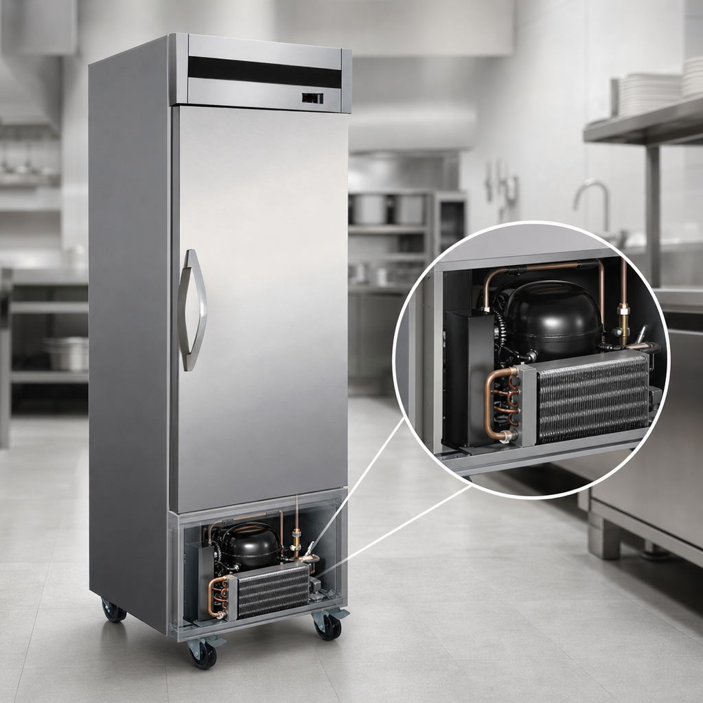 Bottom-Mount Self-Contained Refrigeration