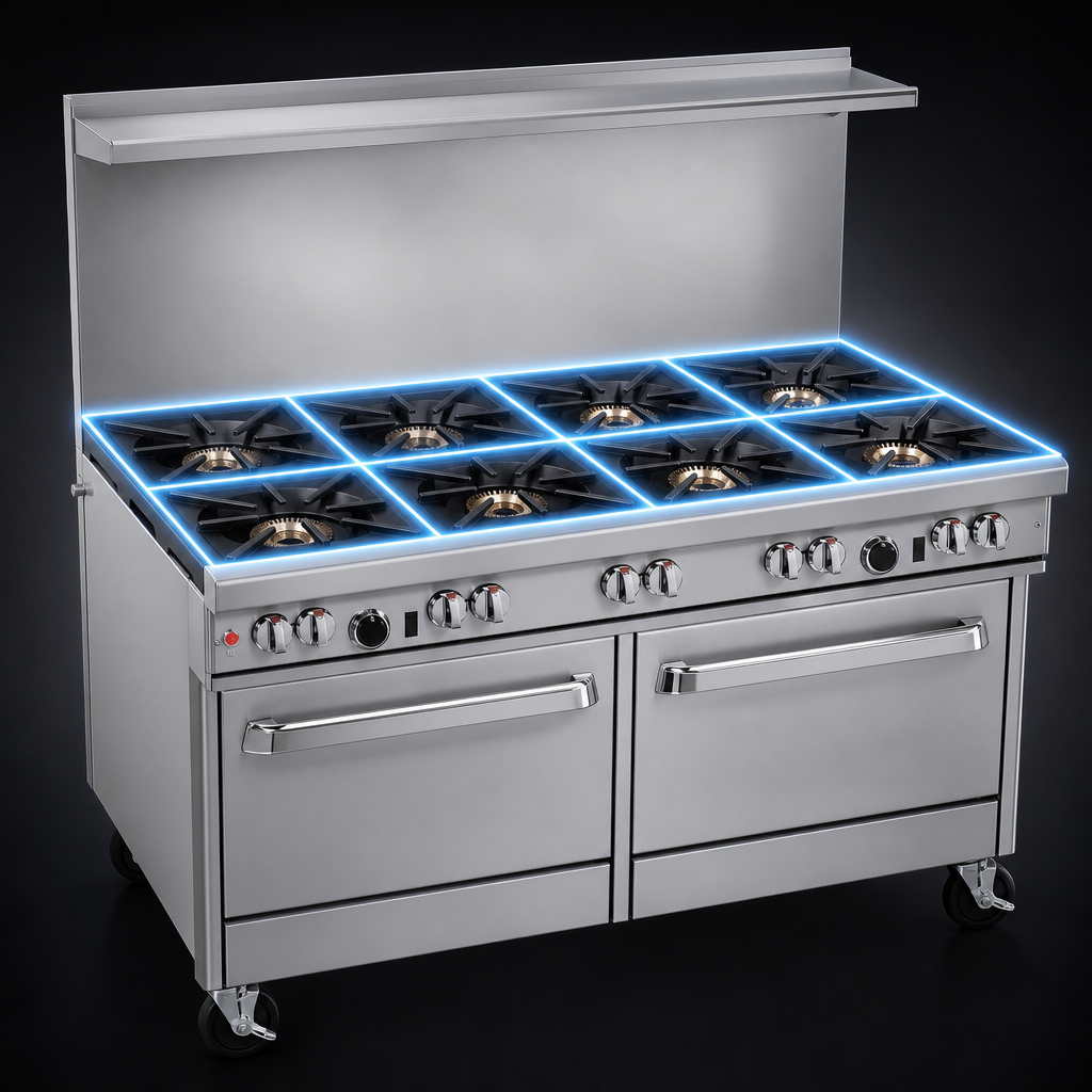 Eight-Burner Top