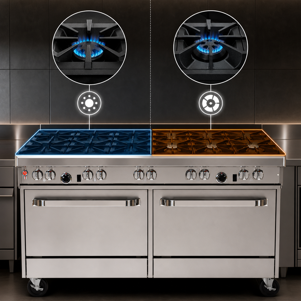Mixed Burner Configuration