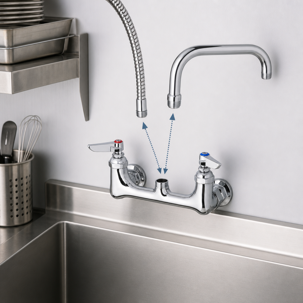 Swivel Outlet Without Nozzle