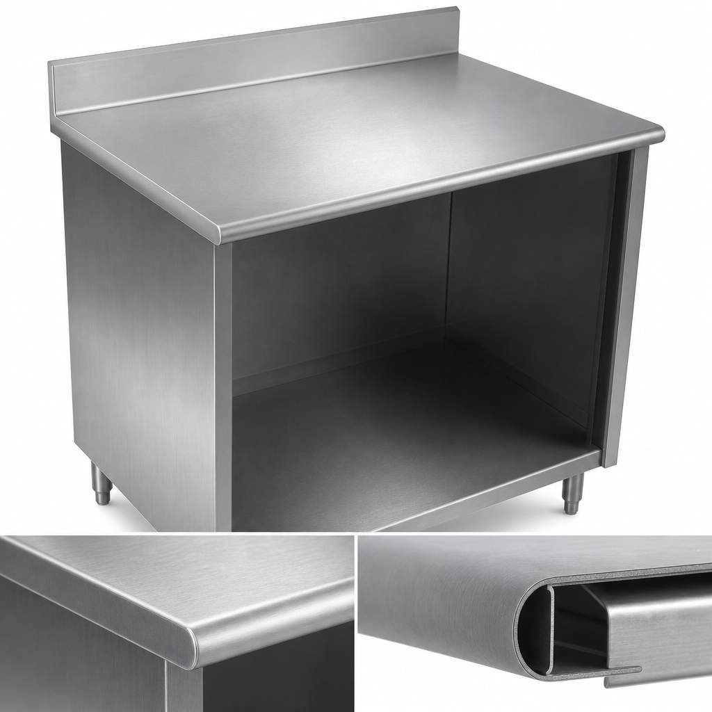 14-Gauge 304 Stainless Steel Top