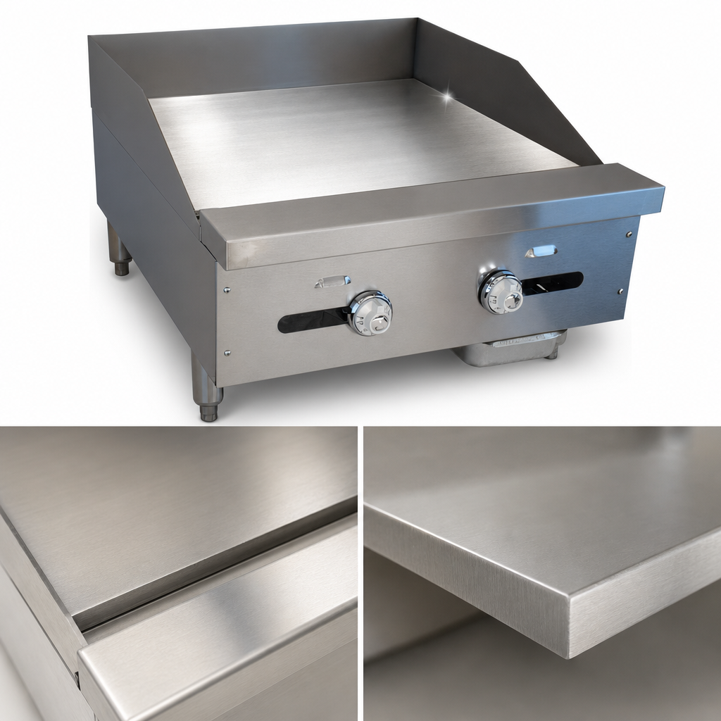 Polished Steel Griddle Plate