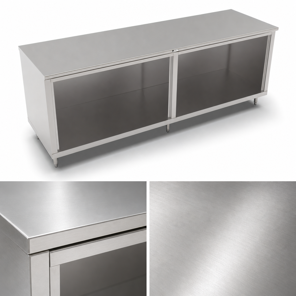 16-Gauge Stainless Steel Flat Top