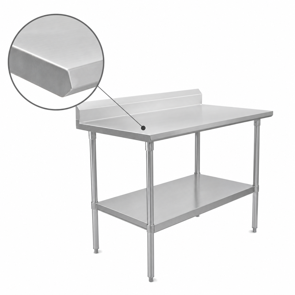 16-Gauge Stainless Steel Top