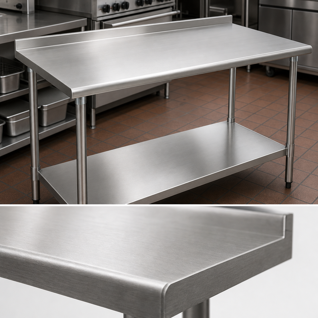 14-Gauge Stainless Steel Top