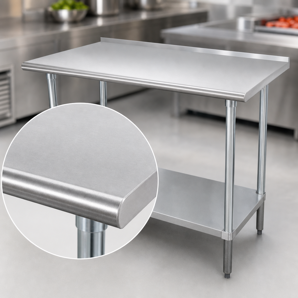 14 Gauge 304 Stainless Steel Top