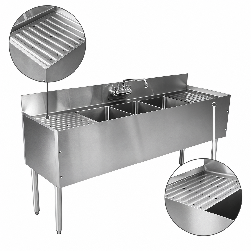 Dual 18-Inch Drainboards