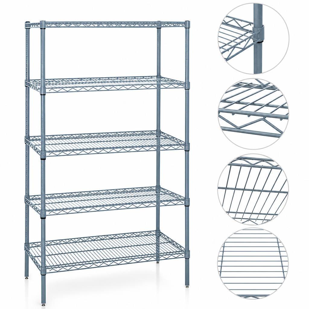 Five Wire Shelves