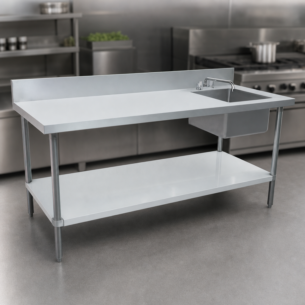 Right-Side Prep Sink