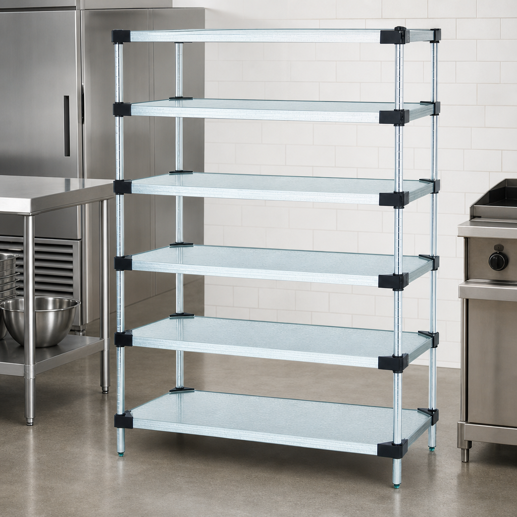 Five Solid Shelves