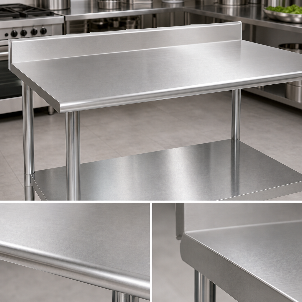 16 Gauge 300 Series Stainless Steel Top