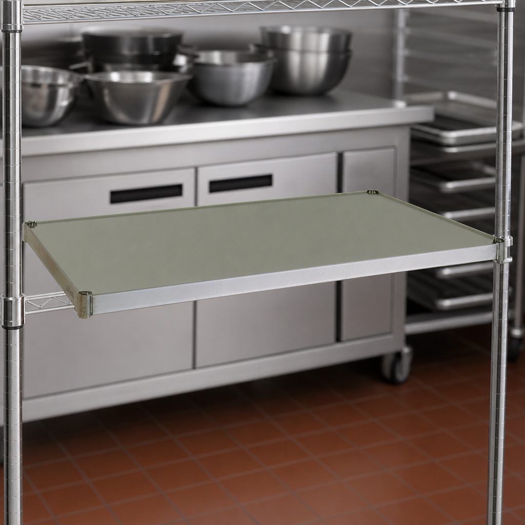 Solid Shelf Surface