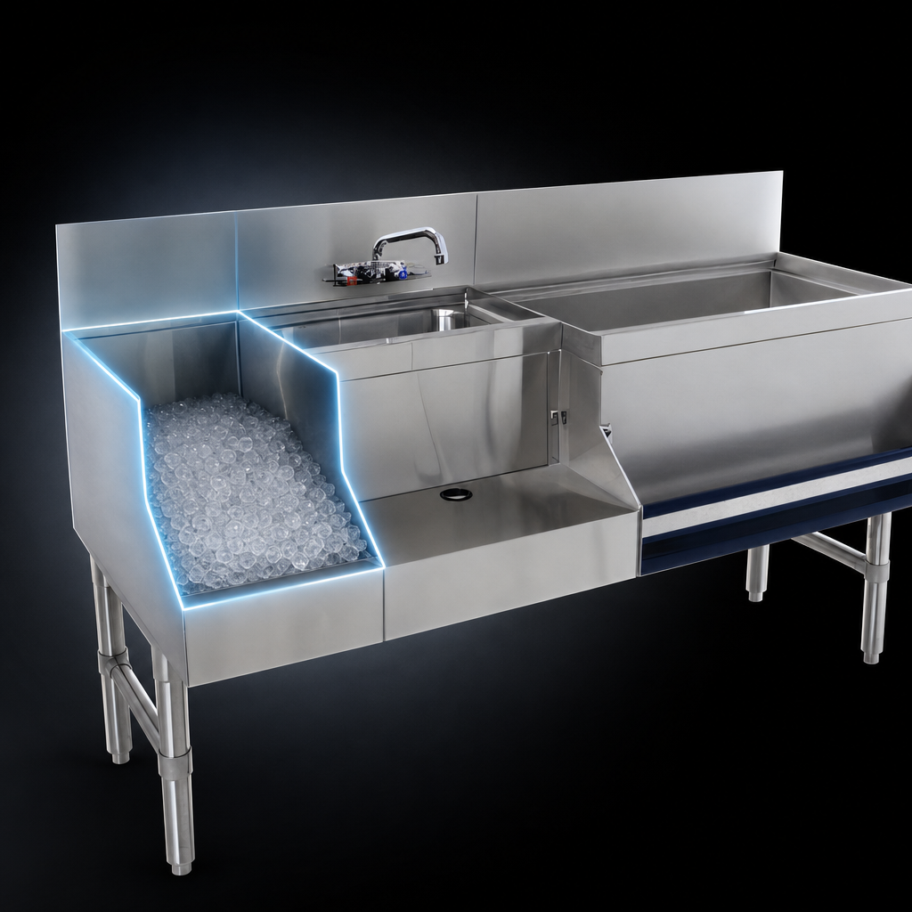 Left-Side Insulated Ice Bin