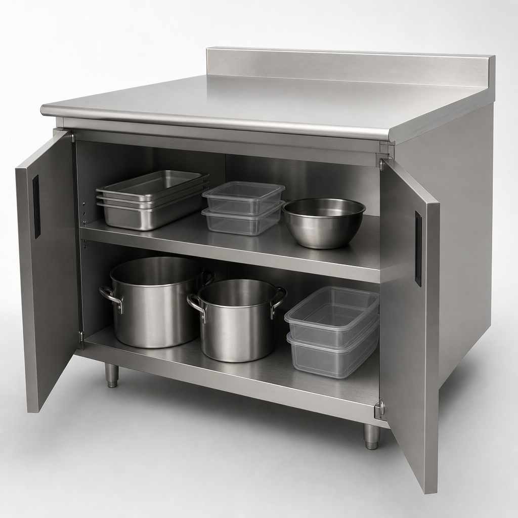 Cabinet Base with Mid-Shelf