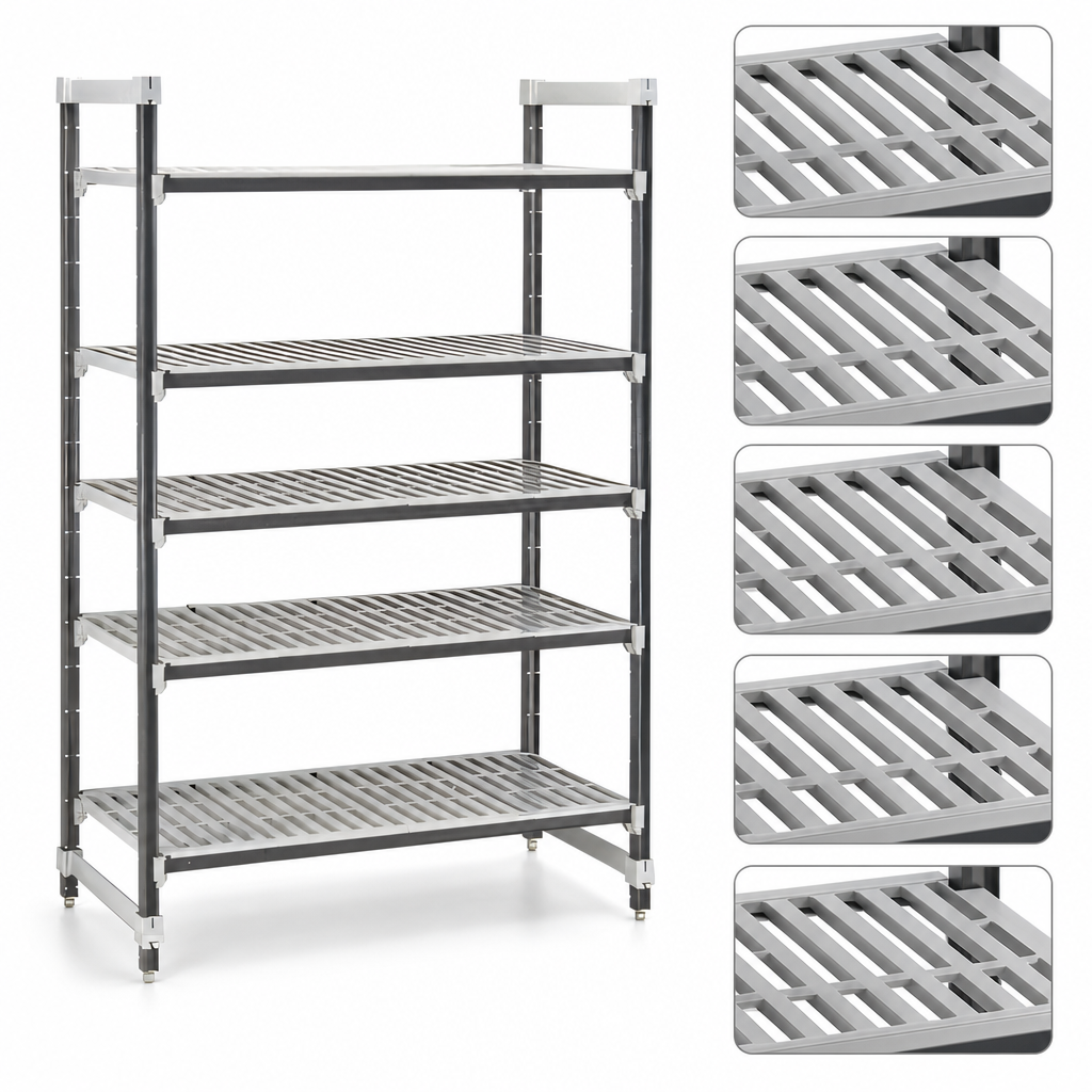 Five Vented Shelf Plates