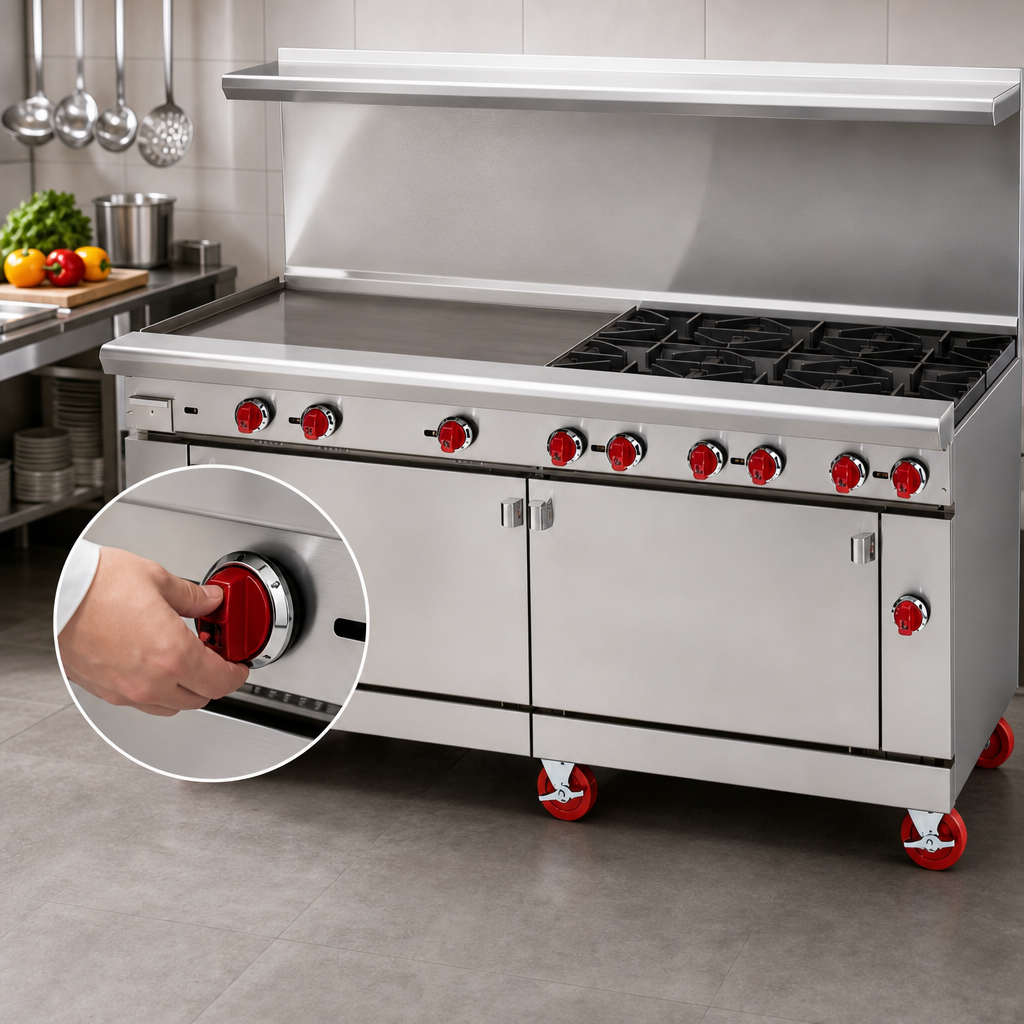 Manual Griddle Controls