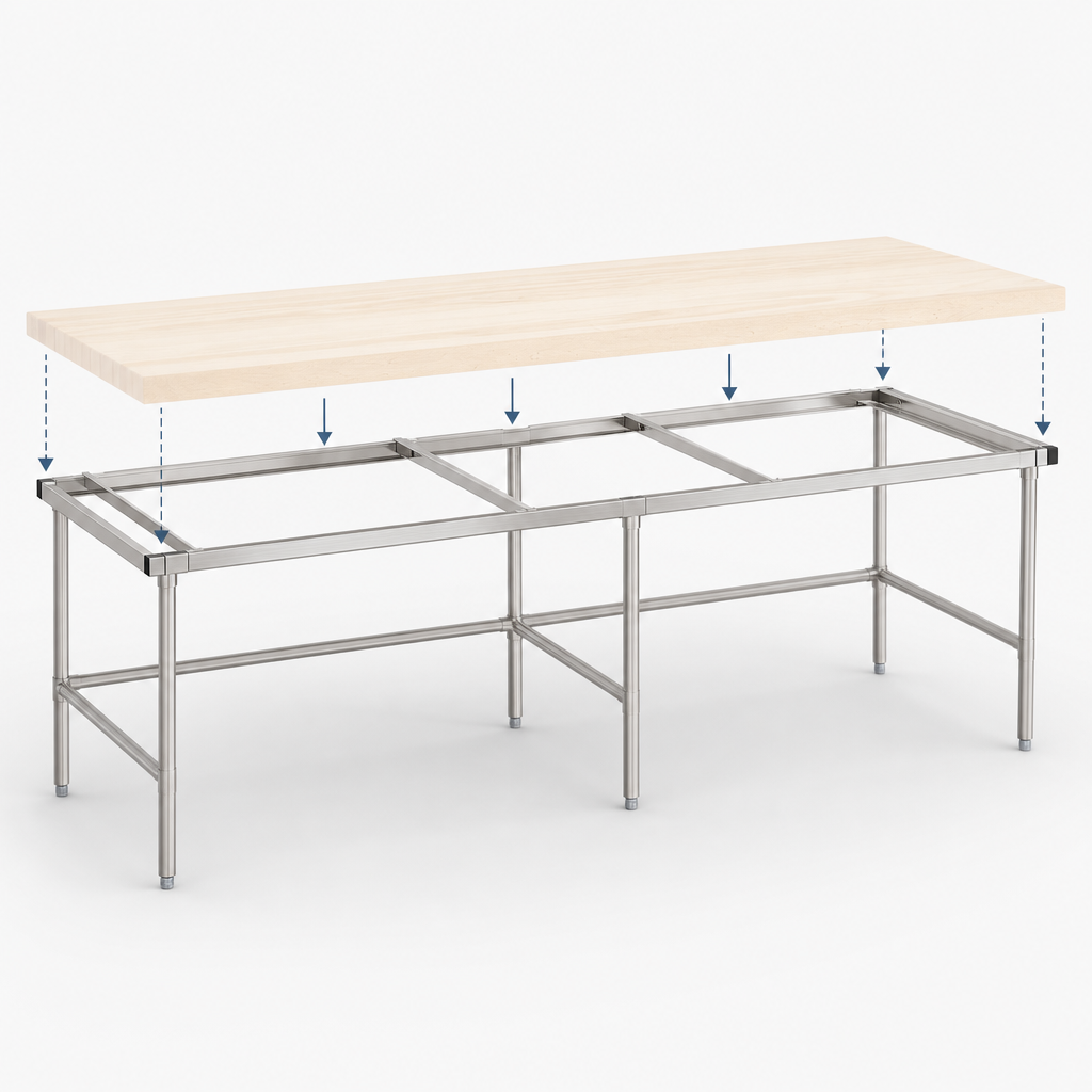 120 x 36 Inch Top Compatibility