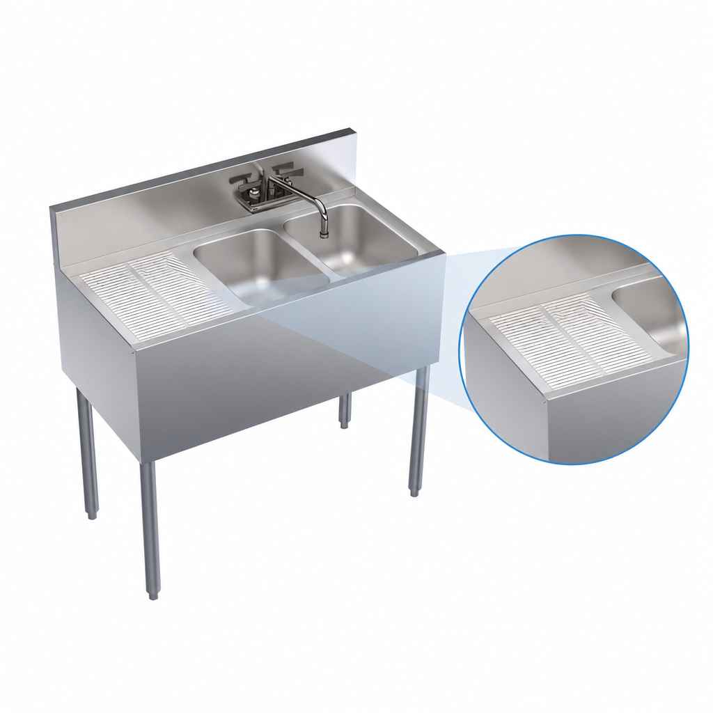 Left Integral Drainboard