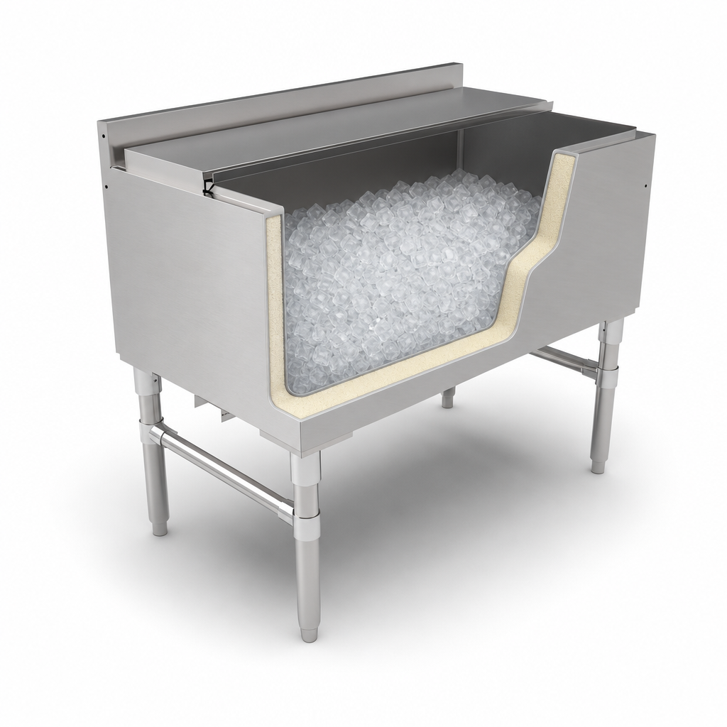 Foam-Insulated Ice Bin