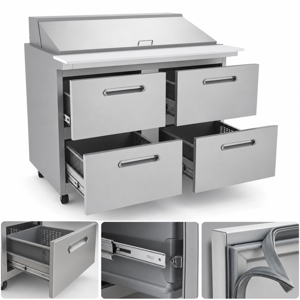Four Heavy-Duty Drawers