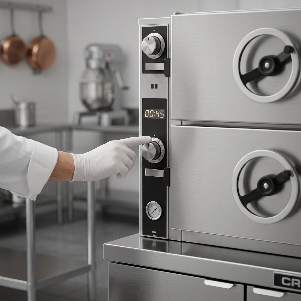 Precisely manage your cooking with the steamer's intuitive manual controls and accurate 60-minute timer for consistent results every time.