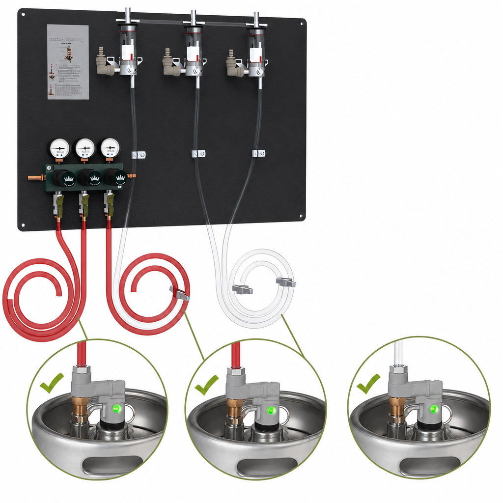 Empty Keg Detectors Included